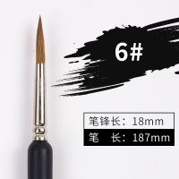 老师狼毫勾线笔石头画数字油画笔细水粉水彩描边笔手绘