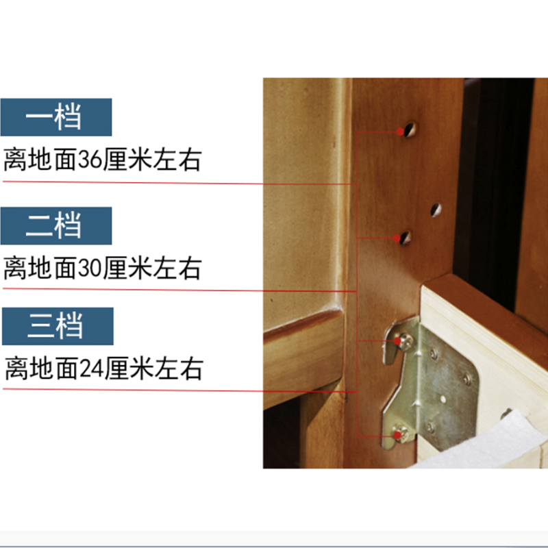 韶优 实木单人床1.2米(不含床头柜)SMC-1高清大图