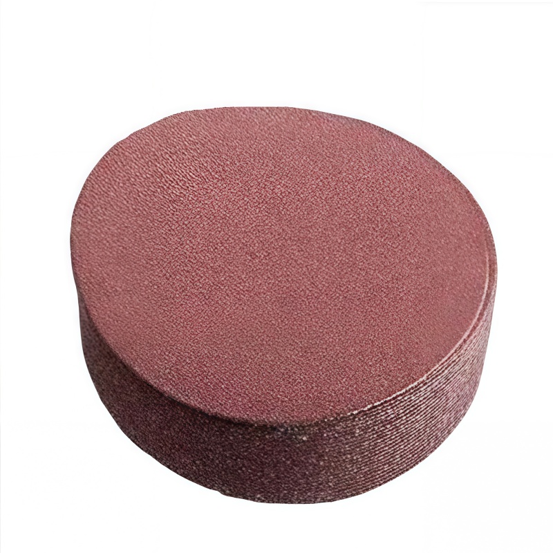 铁洋 背绒砂纸片 植绒砂纸片 5寸125mm 120目红砂 片高清大图