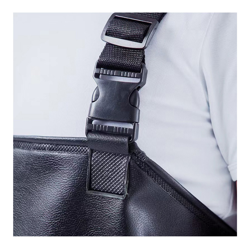 邦能之星下水裤半身雨裤防水衣男裤捕鱼连体厚雨鞋N312286高清大图