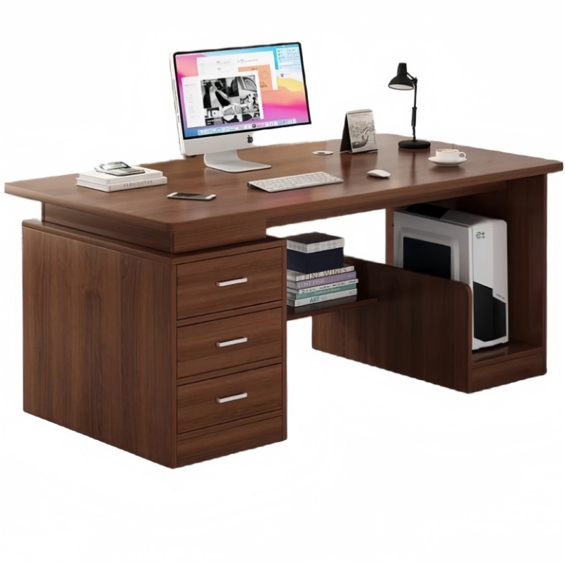 攸形职员办公桌1400*600*750mm张高清大图