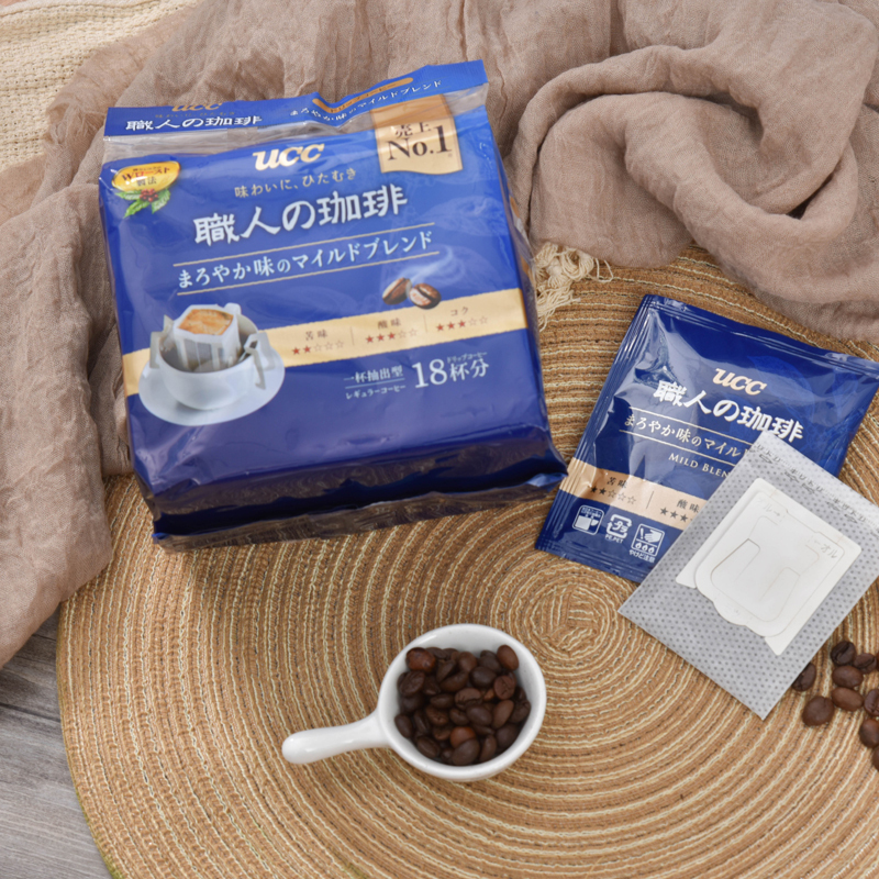 日本进口ucc悠诗诗滴滤式职人咖啡粉圆润柔和7g 18包挂耳咖啡报价 参数 图片 视频 怎么样 问答 苏宁易购