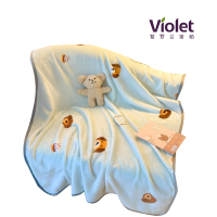 紫罗兰多用休闲毯100x140cm 款号：VDZLPMT13793