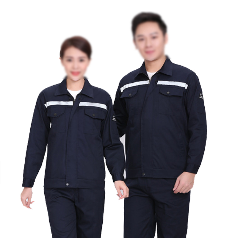 墨道 防静电工作服套装 薄款透气长袖工衣 电子厂衣服工厂车间工服 S-XXXL 黑色 单位:套