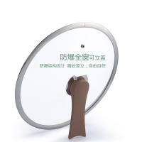 极米JMI不锈钢不粘锅金属铲专用不粘炒锅30cm黑色