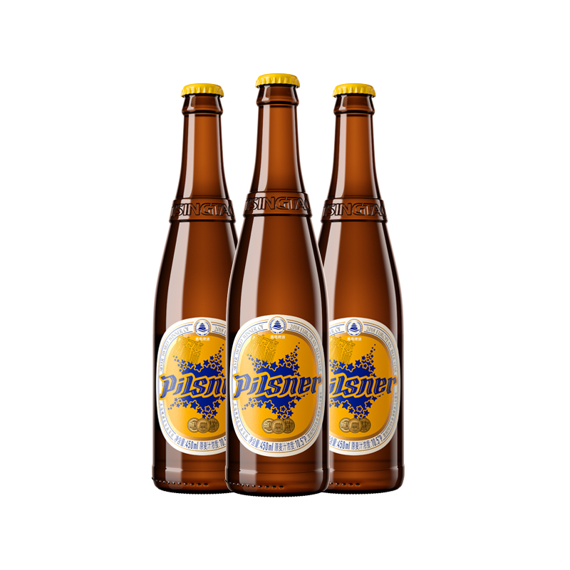青岛啤酒(TSINGTAO)皮尔森450ml*12瓶