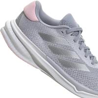 阿迪达斯(adidas)女士跑步鞋缓震透气耐磨训练鞋银色潮流运动鞋