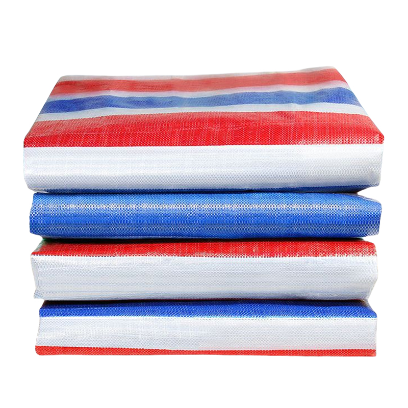 区南 彩条布 三色防水布 加厚2*100m 卷高清大图