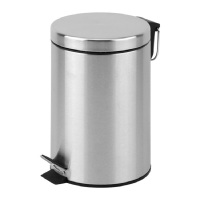 鑫缇乐 房间不锈钢 脚踏式垃圾桶8L ¢225*H330mm JH