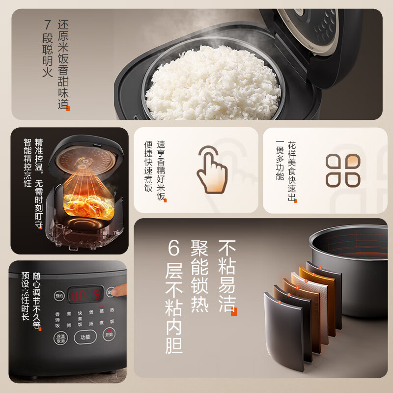 苏泊尔(SUPOR) 电饭煲 SF40FC0063高清大图