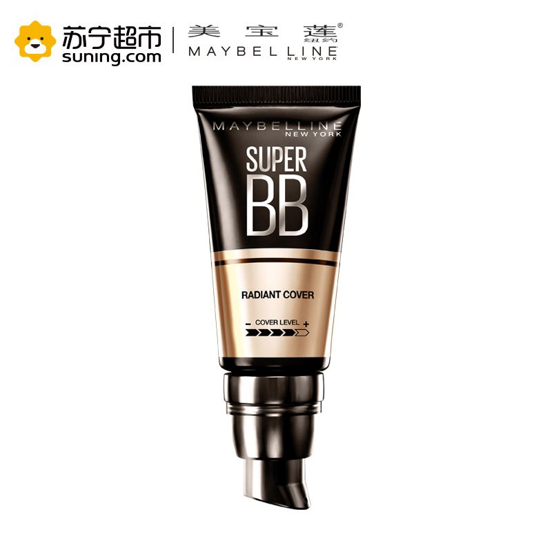 美宝莲(Maybelline)巨遮瑕光感新颜霜 30ML 亮肤色 遮瑕 隔离 BB霜 CC霜