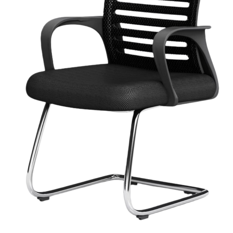 乐琪艺 弓形电脑椅 黑色 把高清大图