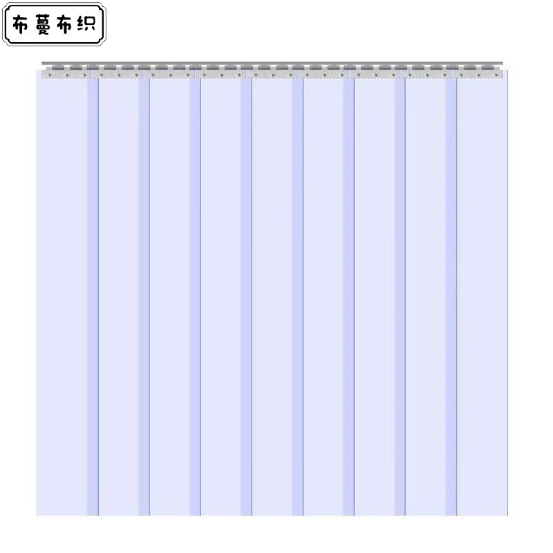 透明保温PVC门帘定制/米高清大图