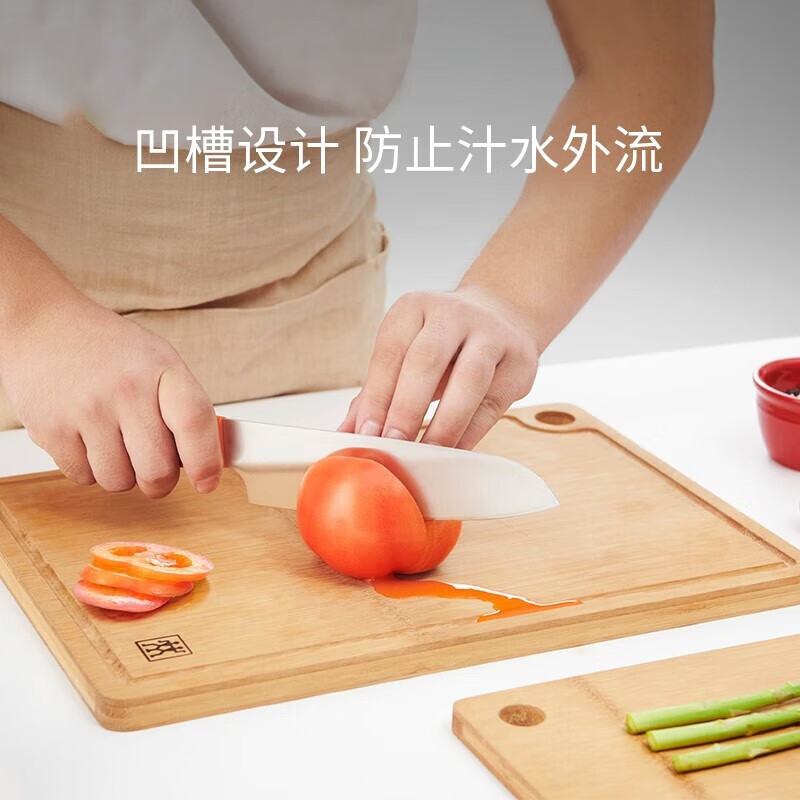 双立人整竹砧板特大号整竹制成耐切耐剁30772-108-762高清大图