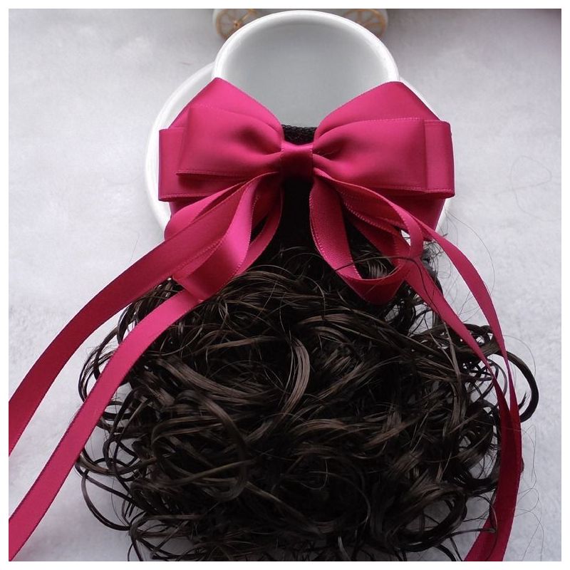 儿童假发夹可爱夹子小女孩蝴卷发不伤发