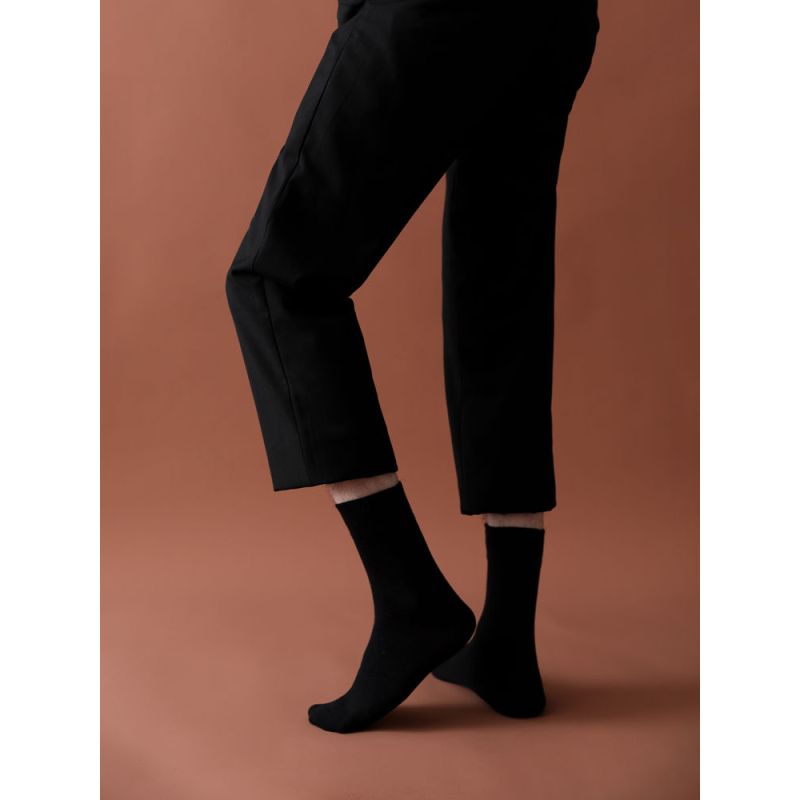 盛世尼曼男士正装商务中筒袜子男西装皮鞋长袜黑色灰棉西裤长筒袜袜子