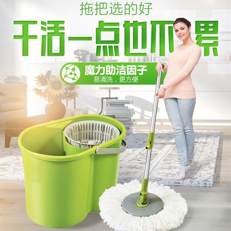 3M思高拖把旋转拖布桶手压家用拖把省力免手洗墩布拖把好神拖自动