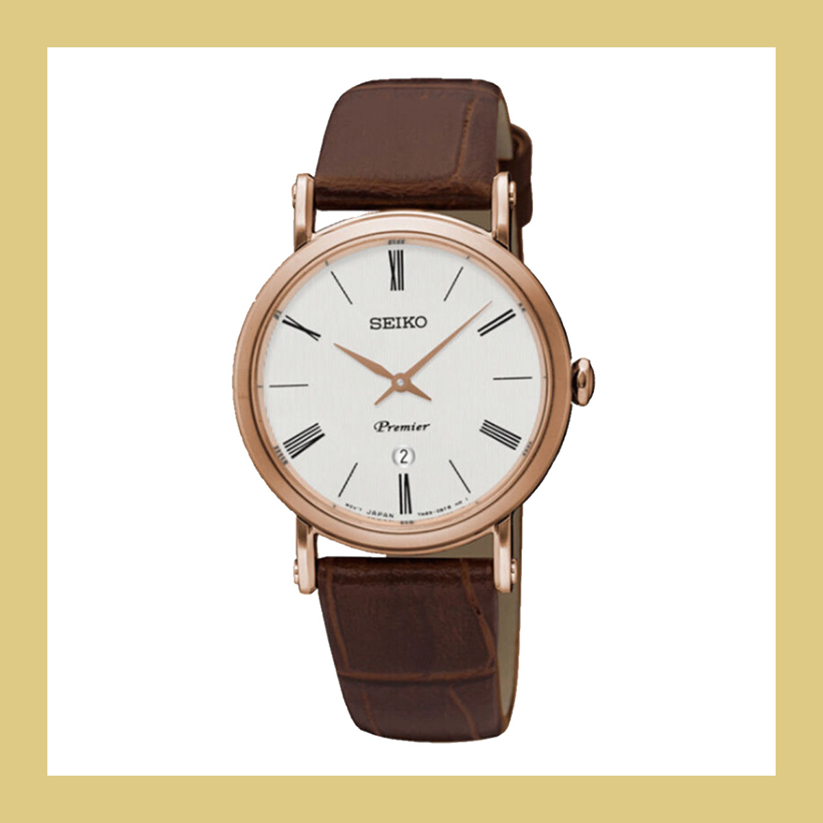 精工SEIKO 石英不锈钢防水时尚休闲女表高清大图