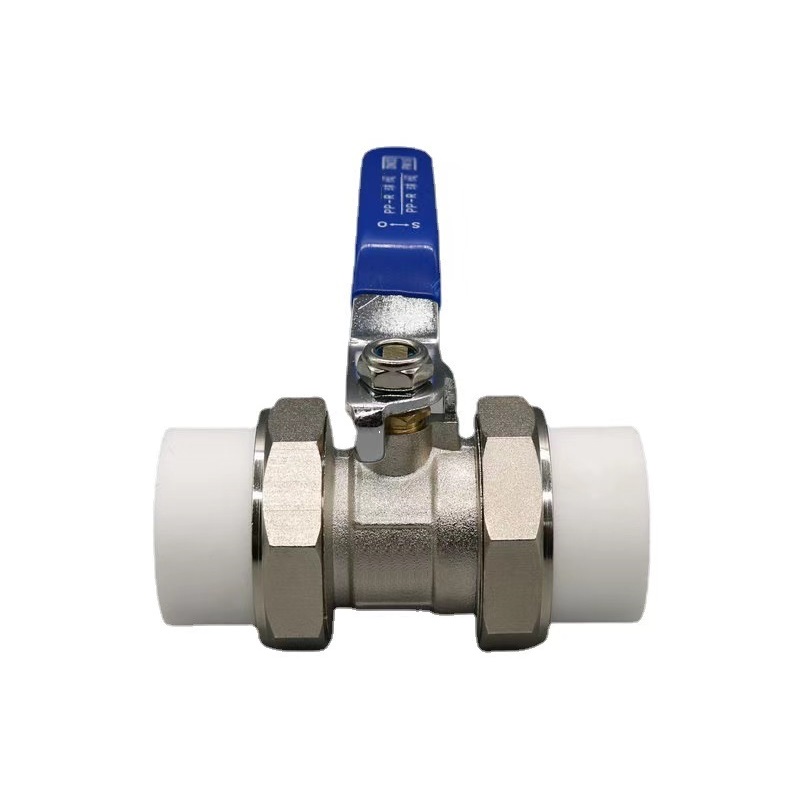 盛京联硕 PPR双活接球阀PPR25(6分) 个高清大图