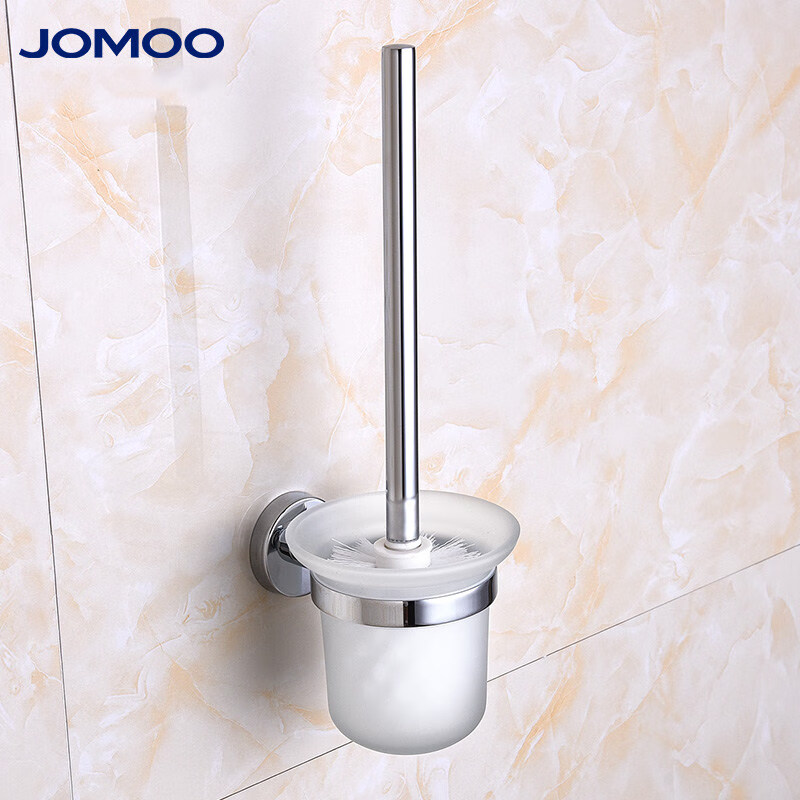 九牧(JOMOO)浴室挂件卫生间马桶刷套装家用浴室厕刷架高清大图