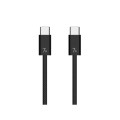 华为 编织数据线（Max 140W） 7A数据线 1.8米 USB-c转USB-c 高强度编织纱线 黑金灰