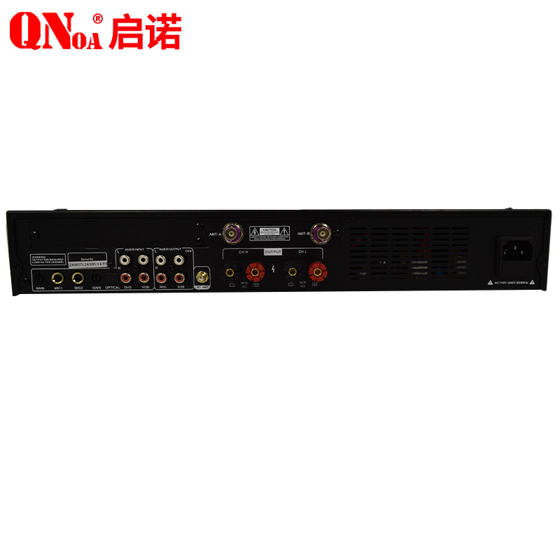启诺QN-KA400 多功能功放麦克风 会议扩声话筒设备 黑色 台高清大图