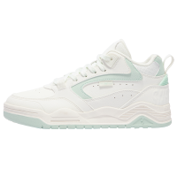 361°女鞋运动鞋新款休闲鞋子低帮百搭板鞋女 羽毛白/溪绿 35码