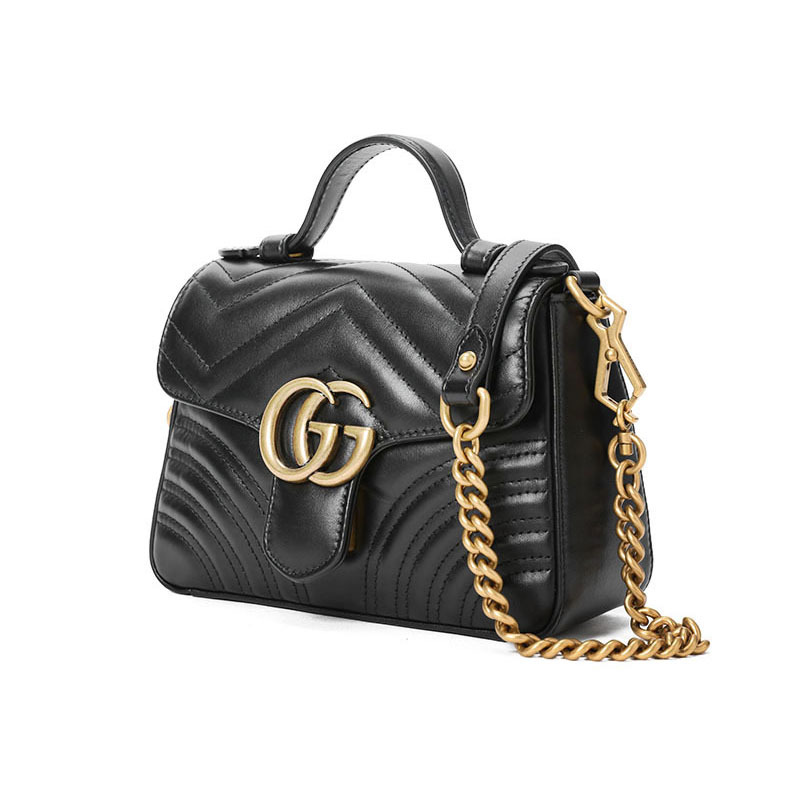 预定 GUCCI GG Marmont 手提单肩包 迷你 547260