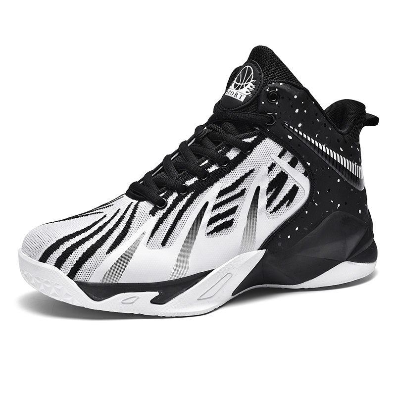 绛天中国风虎纹篮球鞋男欧文4高帮运动鞋毒液飞织透气防滑实战训练减