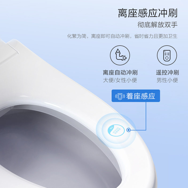 海尔智能马桶无水箱智能如厕 即热净洗H1A 400坑距