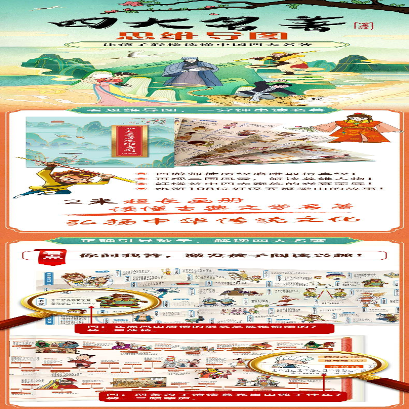 [M]四大名著思维导图 漫画版-9787568192989