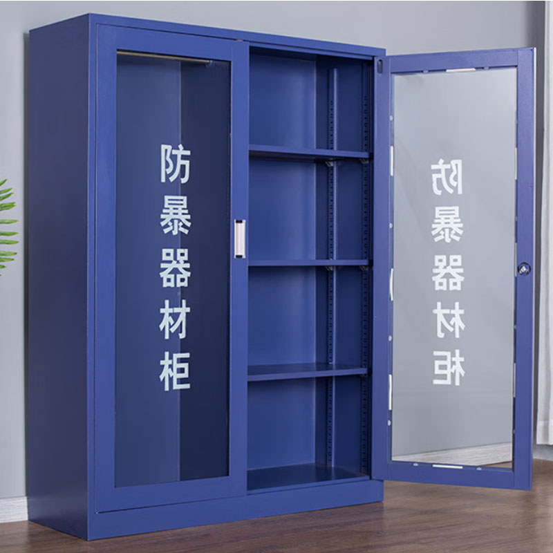 帝德龙 防暴器材柜装备柜FB8 1200*390*1600mm高清大图