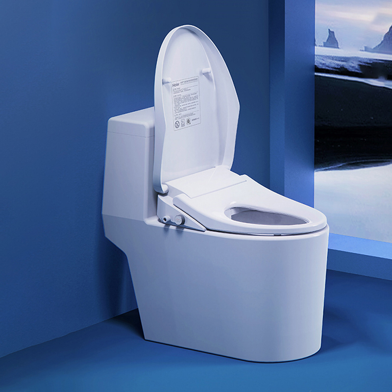 海尔(Haier)智能马桶盖X7-R90双感应翻盖 活水即热强劲混气清洗烘干喷头紫外线杀菌高清大图