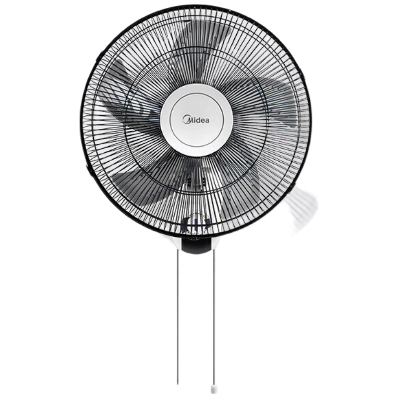 美的(Midea) 壁扇风扇商用挂壁式牛角风扇家用轻音摇头餐厅客厅食堂工业电风扇工程扇(不包安装) FWA40YA