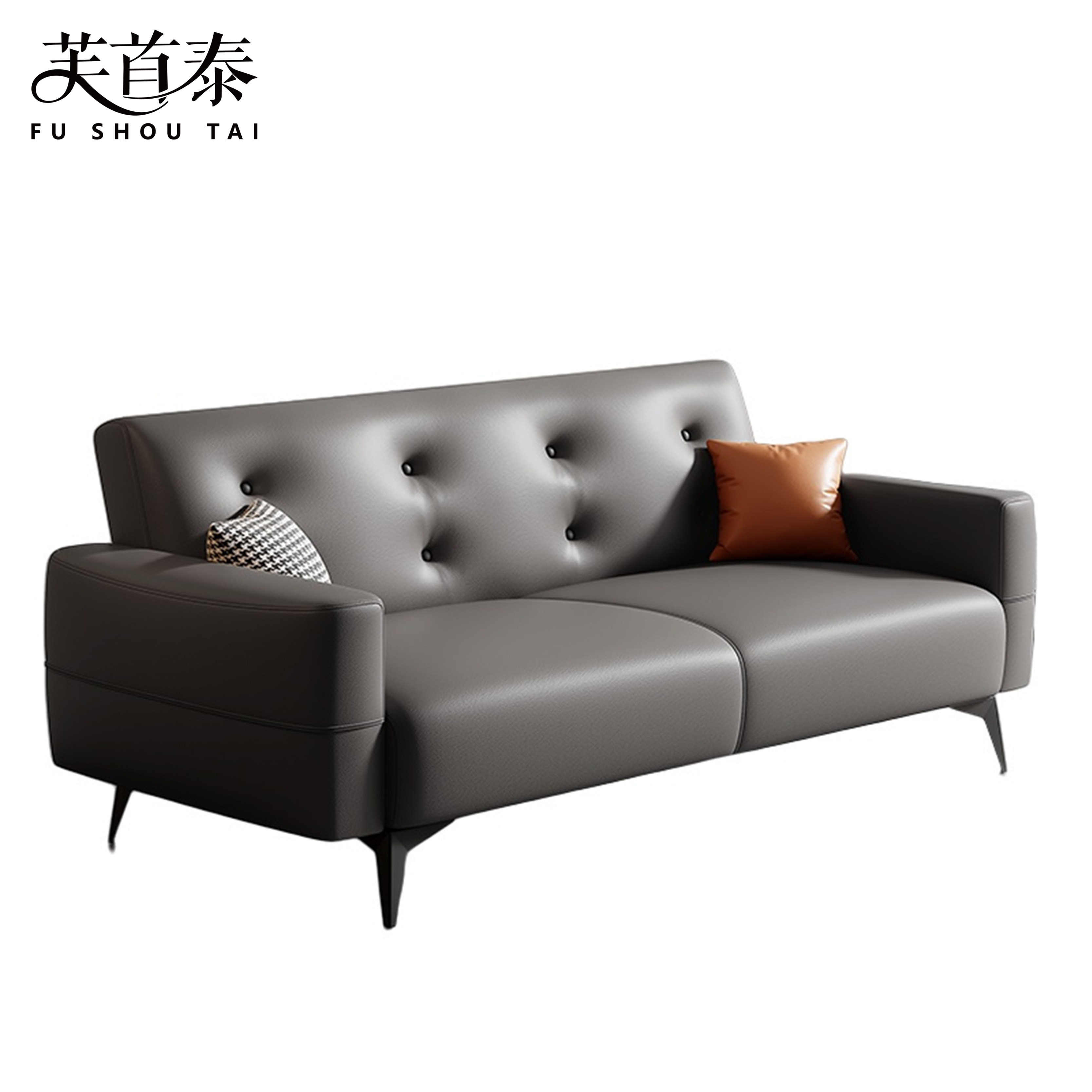 芙首泰商务接待沙发2100*1100*380mm张高清大图