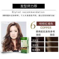 菲灵(FEELING)菲灵香艳染发膏 6号咖棕红褐色