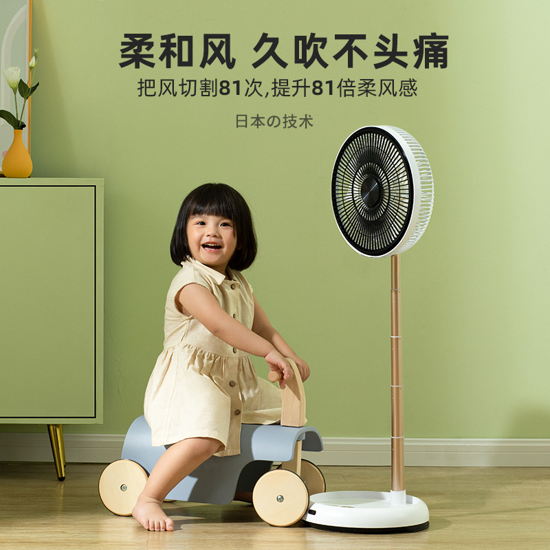 卡蛙云岭风风扇KW-MF01B中配 带电池+带遥控版本高清大图