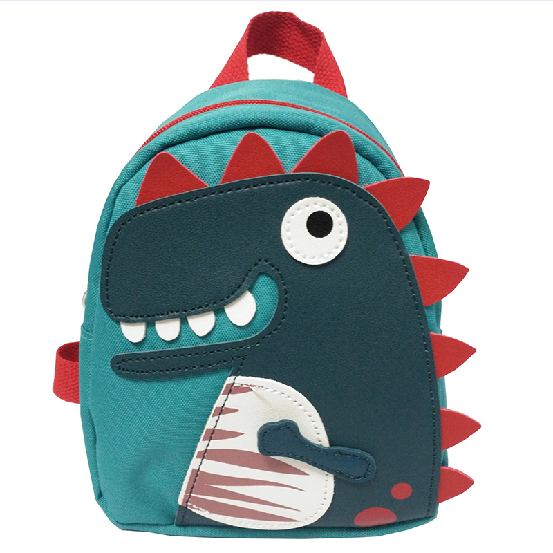 新款男女儿童幼儿园恐龙书包卡通可爱萌萌哒小孩双肩包户外旅游包
