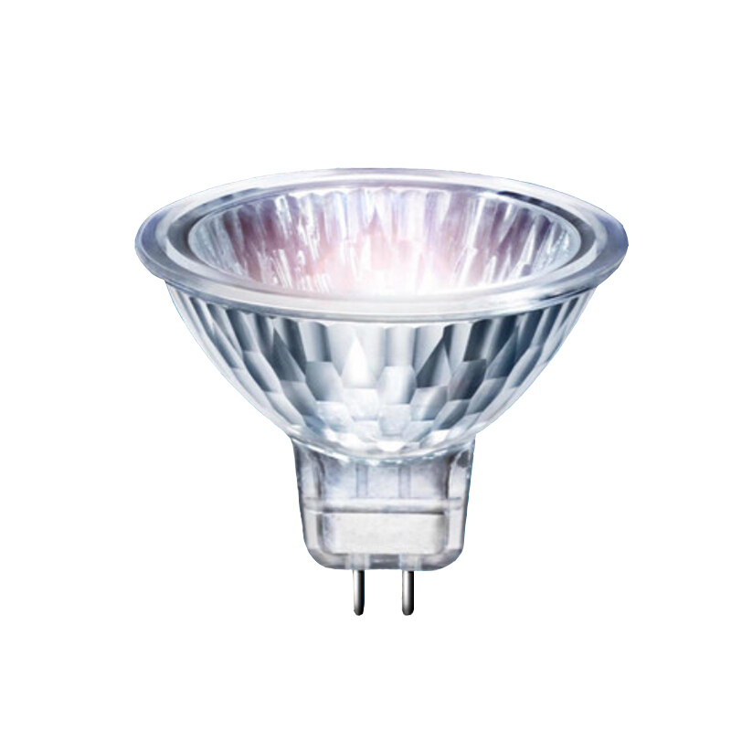PHILIPS 卤素灯泡 MR16 灯杯低压 12V 35W 有面 黄光 轨道射灯石英灯杯