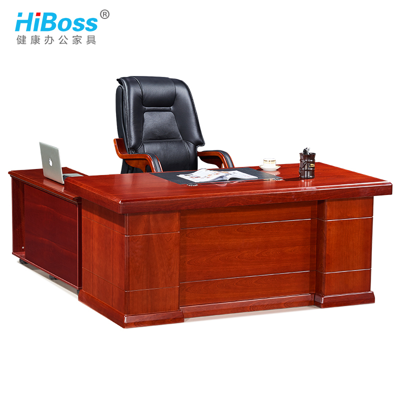 HiBoss办公家具办公桌1.8米中式油漆中班台班桌