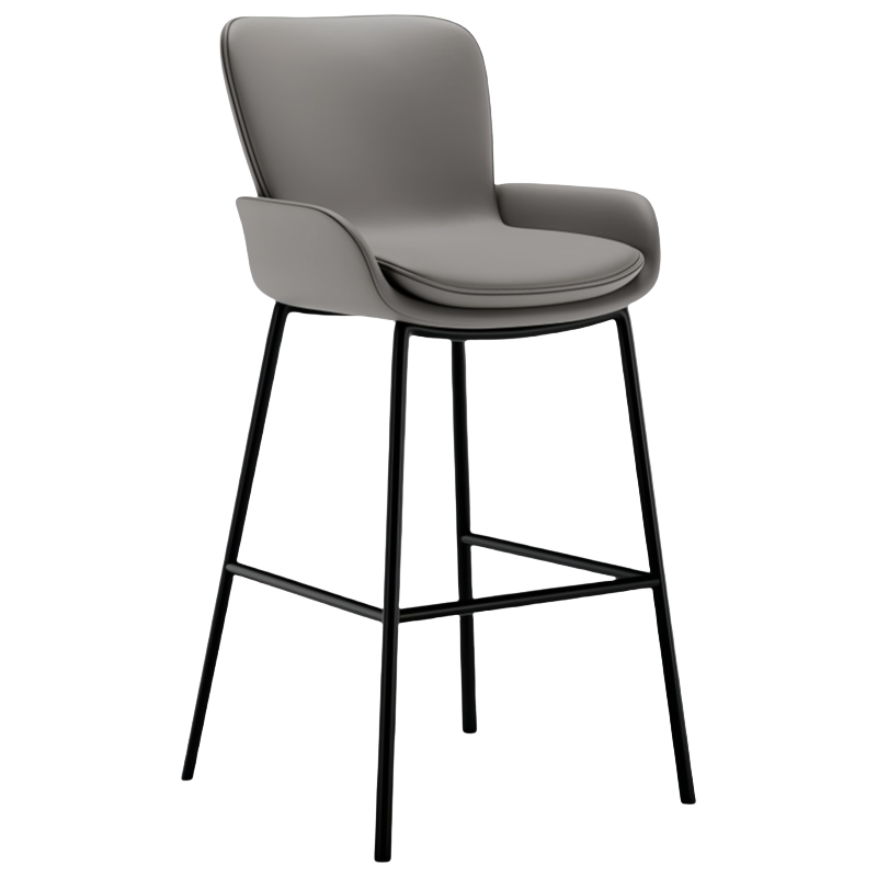 珂洋 高脚椅 75cm(灰色) 把高清大图
