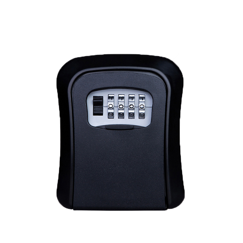 装修钥匙密码盒工地大门猫眼壁挂式钥匙盒密码锁视频