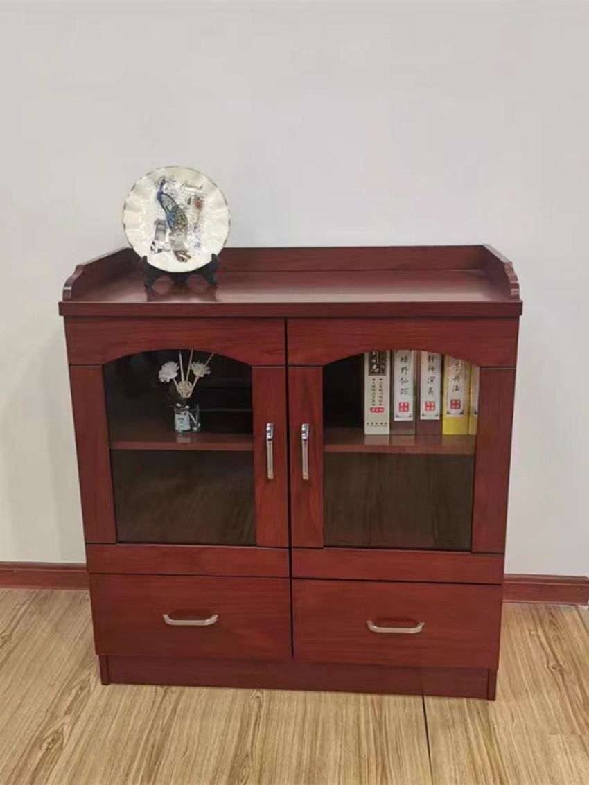 餐边柜 茶水柜 储物柜两门800*400*850mm个高清大图