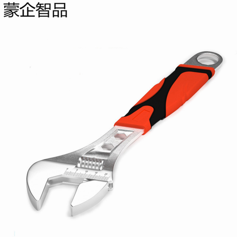 蒙企智品 红色胶柄多功能扳手 8寸/把高清大图
