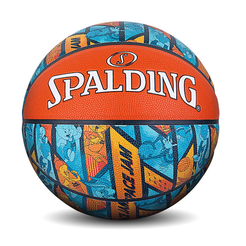 斯伯丁spalding篮球空中大灌篮2联名款77196yspacejampu材质7号室内外