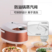 美的(Midea)电饭煲大容量可预约功能智能 底盘加热 匠铜聚能内胆 多功能家用电饭锅5L自动保温FB50M303