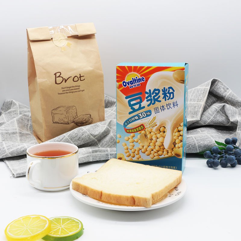 阿华田 原味少糖30%豆浆 非转基因大豆营养早餐豆浆粉随身装180g(30g*6包)*3盒