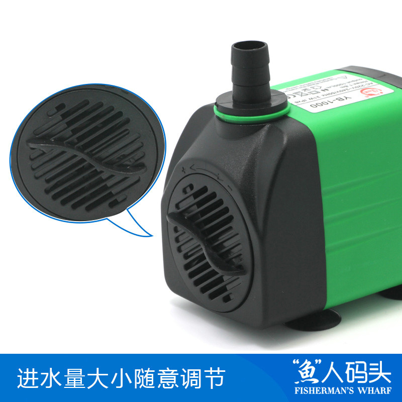 鱼缸潜水泵水族箱抽水泵小型过滤循环泵家用换水器立式底吸泵高清大图