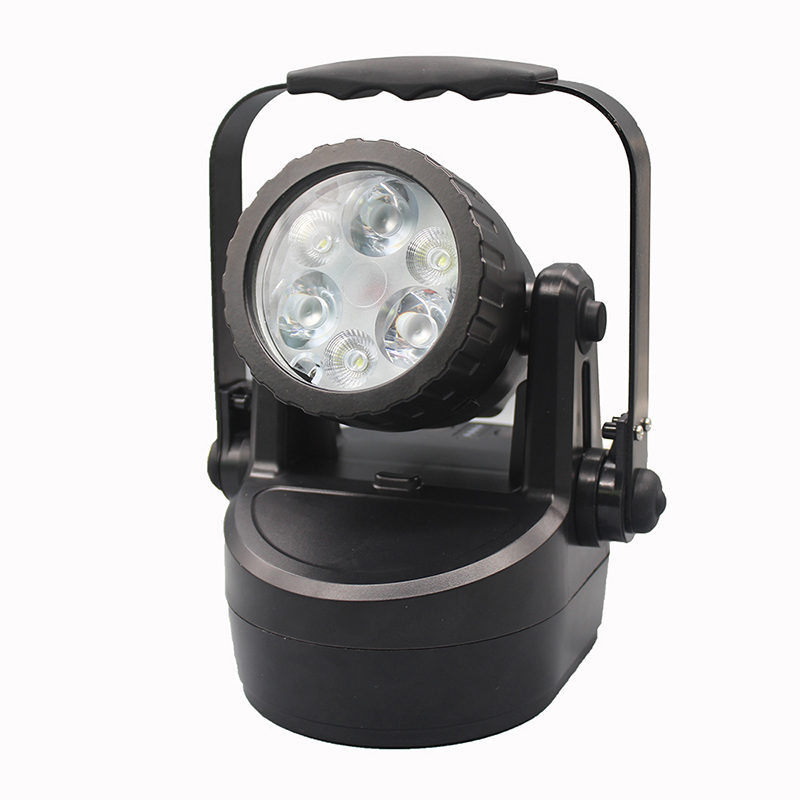 简鼎 JD6318 12W DC11.1V LED IP66 5700K 轻便式多功能强光灯(计价单位:个) 黑色高清大图