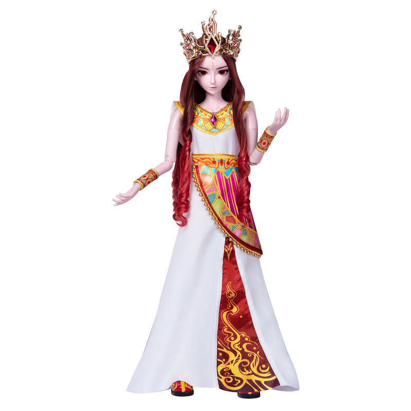 叶罗丽娃娃60厘米火领主罗丽仙子女孩仿真洋娃娃冰公主夜萝莉玩具毒